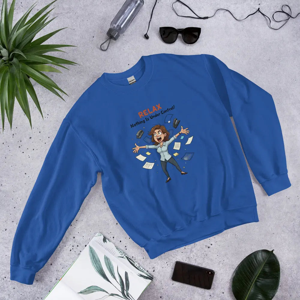 Sweatshirt nothing under control version 2